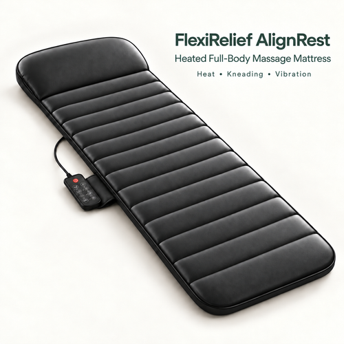 FlexiRelief AlignRest – Heated Full-Body Massage Mattress